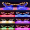 Car LED decorative lights, Devil's Eye LED car stickers, dynamic USB color lights, rear windshield lights, taillights, blink lights Specification image
